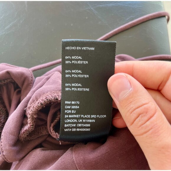 silence + noise (Urban Outfitters) Dusty Rose Wide Leg Jumpsuit - Picture 9 of 10